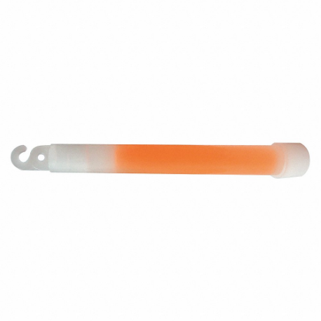 Lightstick, 6 Inch Length, 8 hr Duration, Orange, 10 PK