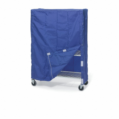 Cart Cover, 36 Inch Overall Length, 18 Inch Overall Width, 34 Inch Overall Height, Blue