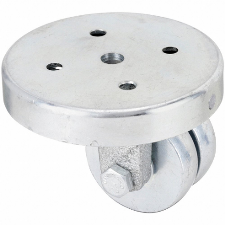 Low-Profile Standard Plate Caster, 2 Inch Dia