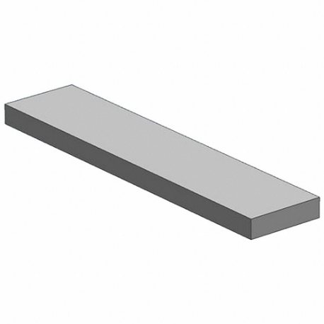Barra rectangular de acero de aleación 4140, 1.25 pulgadas de espesor