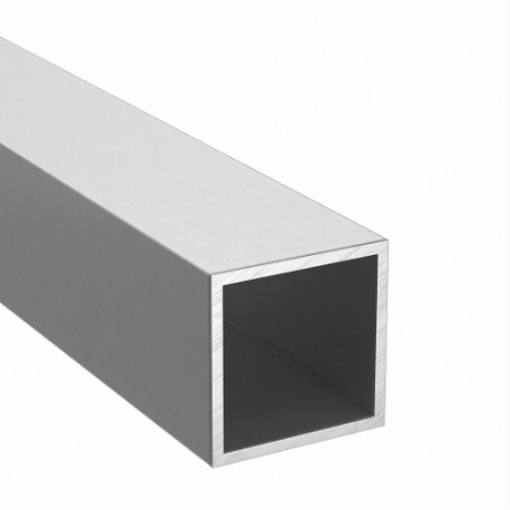 Aluminum Square Tube 6063, 6 Ft Overall Length