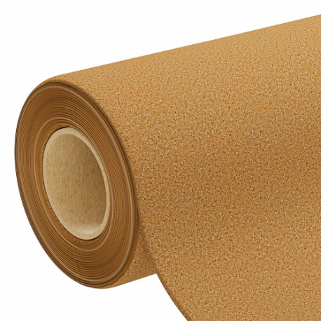Corcho, Rollo, 25 Pies de Largo, 4 Pies de Ancho, 1.5 mm de Grosor, Respaldo Liso