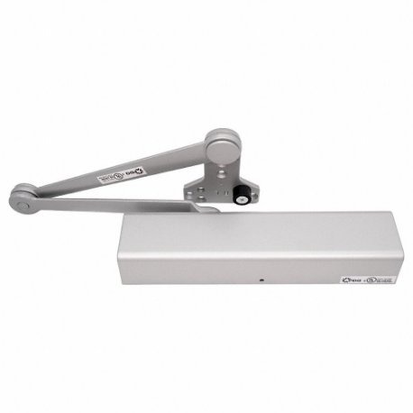 Door Closer, Non Hold Open, Non-Handed, 13 Inch Housing Lg, 2 Inch Housing Dp, Natural