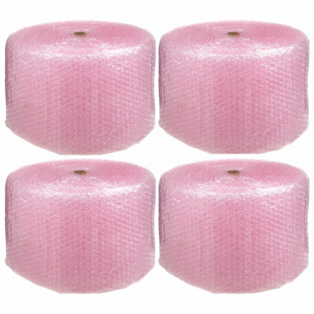 Bubble Rolls, 1/2 Inch Bubble Size, 12 Inch Roll Width, 250 ft Roll Length, Anti-Static
