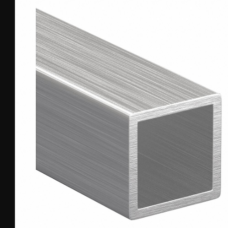 Firkantet aluminiumsrør 3003, 12 tommer samlet længde