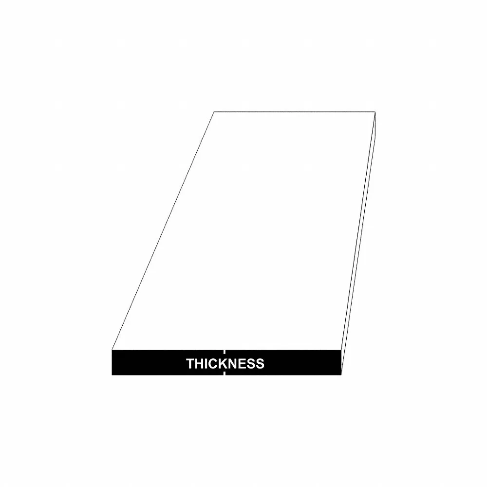 GRAINGER 9661_6_12 4130 Alloy Steel Rectangular Bar, 0.04 Inch Thick | CP7AVM 786A73