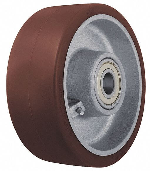 Iron Core Wheel, Polyurethane Tread, 7 7/8 Inch Wheel Dia.
