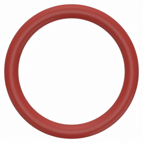 Junta tórica, diámetro interior de 15 mm, diámetro exterior de 19 mm, diámetro exterior real de 19 mm, rojo, paquete de 50