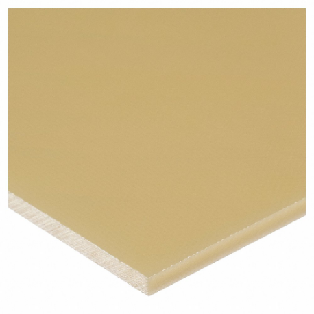 Plastic Sheet, 0.0625 Inch Plastic Thick, Beige, 6, 200 PSI Tensile Strength