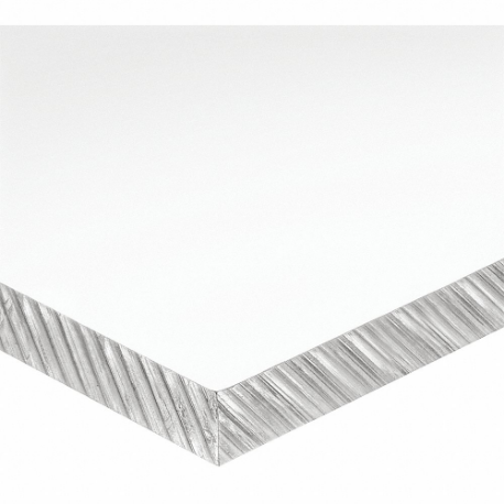 塑膠板，0.125 英吋厚，8 英吋寬 x 12 英吋長，透明，透明，9