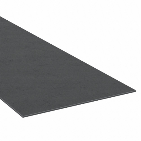 Epdm Sheet, 12 Inch X 18 Inch, 0.03125 Inch Thickness, 60A, Plain Backing, Black, Smooth