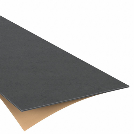 Epdm Sheet, 18 Inch X 18 Inch, 0.09375 Inch Thickness, 60A