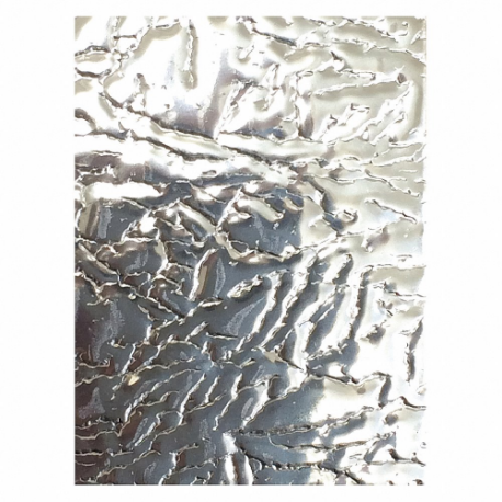 銀色不銹鋼板，4 英尺 X 10 英尺尺寸，0.046 英吋厚，紋理飾面，B92