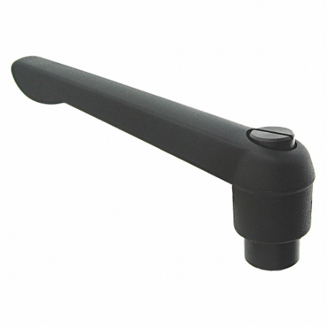 조정 가능한 손잡이, 눈물방울, 플라스틱 손잡이, 8mm 구멍 나사산 크기, 검정색
