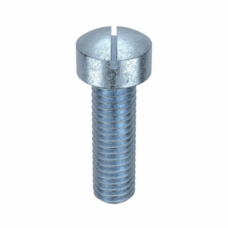 Machine Screw, #10-32 Thread Size, 5/8 Inch Length, Steel, Zinc Plated, Fillister