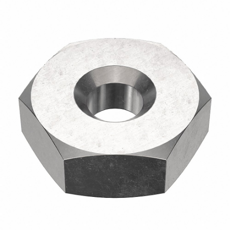 Hex Nut, 1/4 In - 20 Thread Size, SS, 7/32 In Ht., 7/16 In Wd., Gr. 316H5