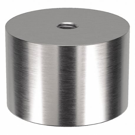 Standoff, 1/2 In - 13 Thread Size, SS, 2 In Lg., 3 In O.D., Plain