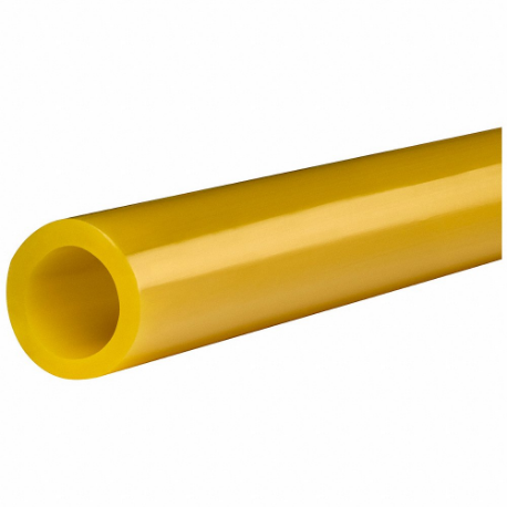 Tubo, nylon, giallo, diametro esterno 5/32 pollici, ID 1/8 pollici, lunghezza 100 piedi, Rockwell R75