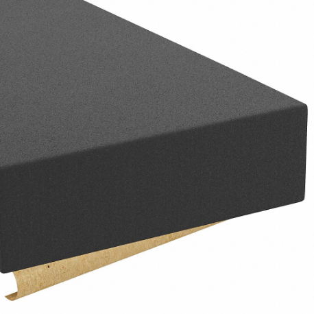 Polyurethane Sheet, Standard, 19 x 19 Inch Size, 4 Inch Thickness, Black, Open Cell