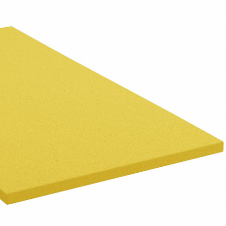 Tấm Polyethylene, Tiêu chuẩn, 4 ft x 4 Ft, Độ dày 1 inch, Màu vàng, Ô kín