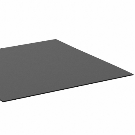 Neoprene Sheet, 12 x 24 Inch Size, 1/8 Inch Thick, Black, Closed Cell, 1-Sided Adhesive
