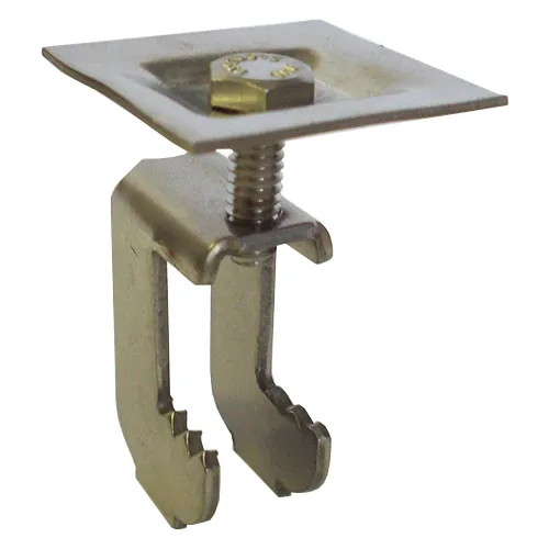 Grating Clip, 1 3/4 Inch Grating Thickness, 1 3/4 to 2 1/4 Inch Flange Thickness