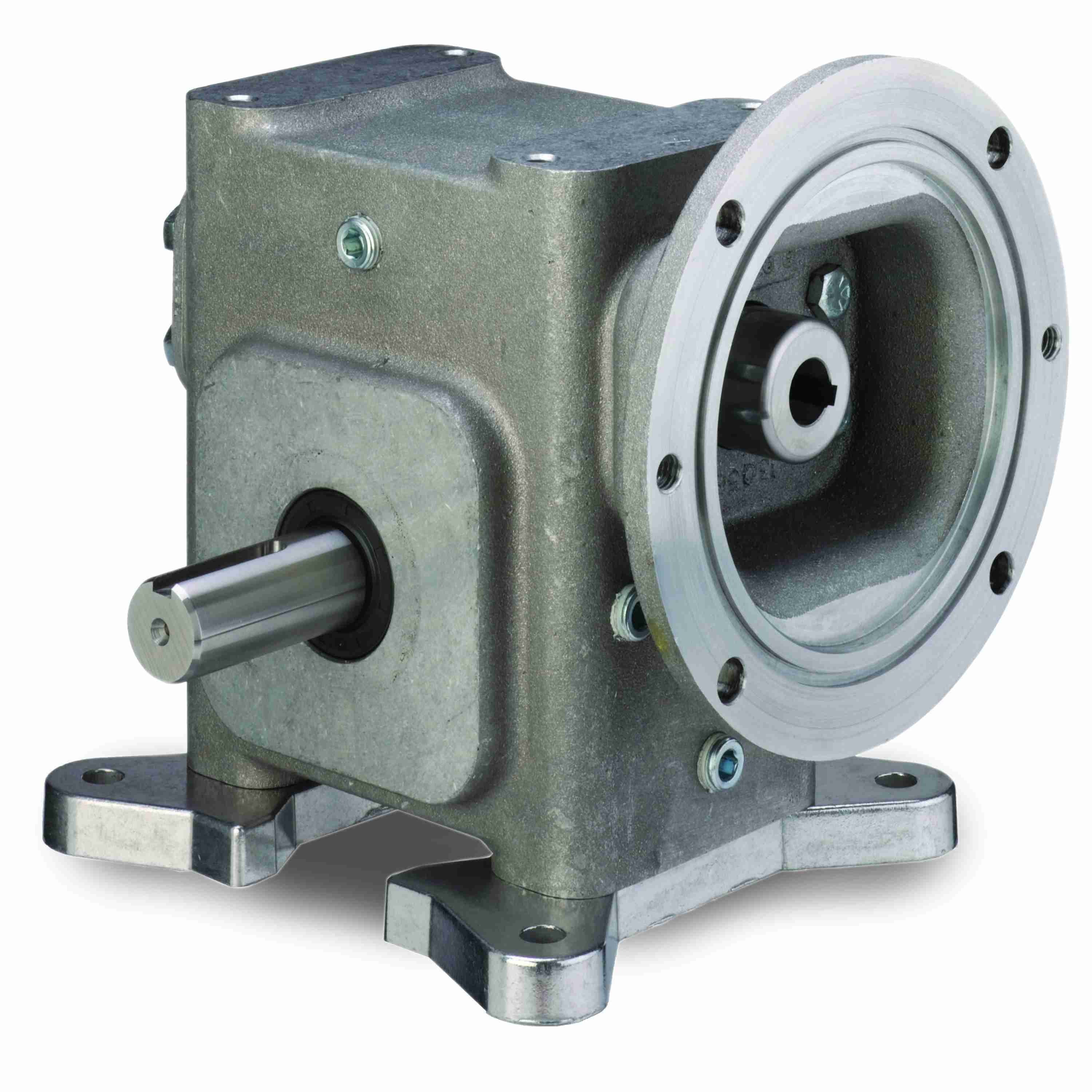 Worm Reducer, 5:1 Ratio, 0.875 Inch I.D, 1.75 Inch O.D, Aluminum