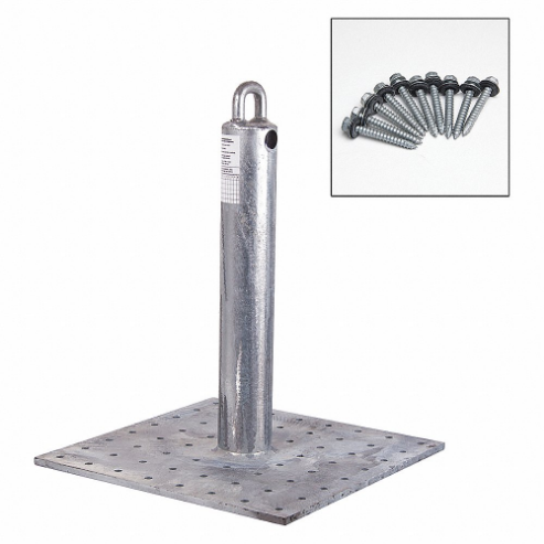 Metal Roof Anchor 16 Inch Length x 16 Inch Width x 18 Inch Depth