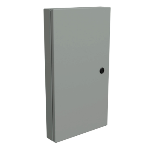 Porta universale con cerniera profonda, dimensioni 22.19 x 12.14 x 2.75 pollici, acciaio al carbonio, grigio Ansi 61