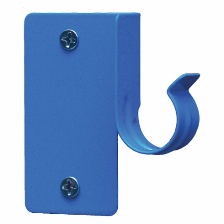 Pipe Hanger, PoWidther Coated Steel, Side Mount, 3/4 Inch Size Copper Tube