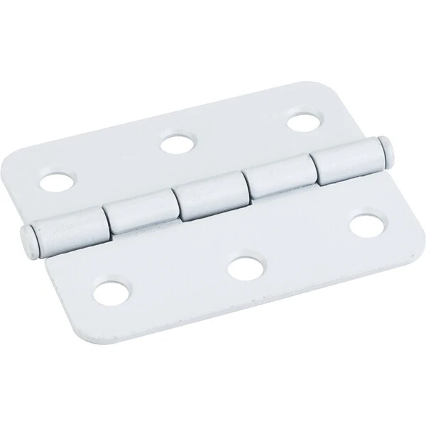 Primer 2-1/2 Inch x 2 Inch Single Full Swaged Radius Corner Butt Hinge