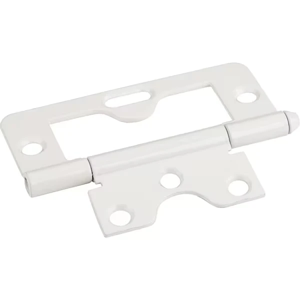 Almond 3 Inch Swaged Loose Pin Non-Mortise Hinge with 1 Slot