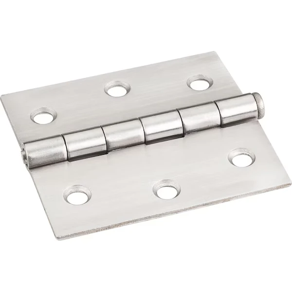 Stainless Steel 3 Inch x 2-3/4 Inch Single Full Swaged Butt Hinge