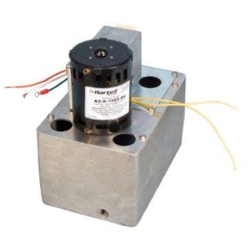 Kondensatpumpe, plenum nominel, 115 / 230V, 400 Gal / Hr maks. Gennemstrømningshastighed, aluminium