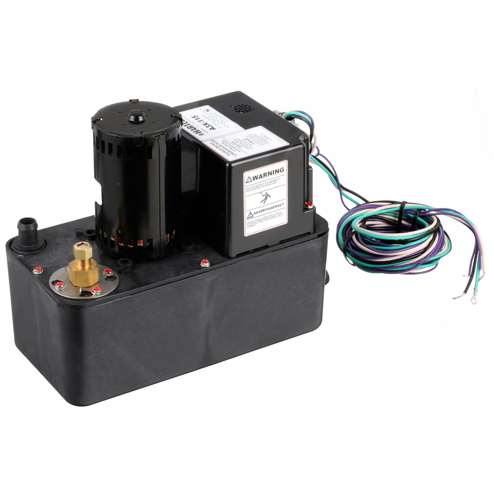 HARTELL A3X-115 Condensate Pump, Plenum Rated, 115V, 3.1A, 30 ft. Maximum Lift | CF3QCV 806029