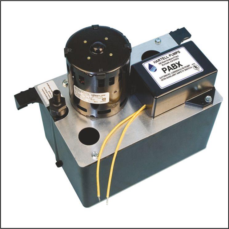 Condensate Pump, 230V, 1/25 HP at 3000 RPM, 0.84A, 22 ft. Maximum Lift