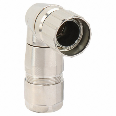 M23 Circular Connector Hood, 7 mm to 12 mm Cable Dia, Angled, IP67/IP69/IPX9K
