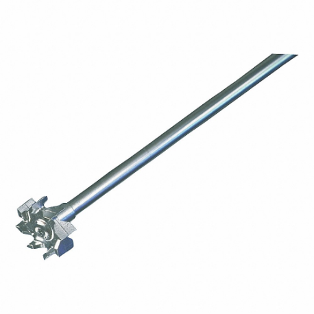 Radial-Flow Impeller, 8 mm Shaft Dia, Stainless Steel, 2 Inch Blade Dia