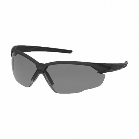 Safety Glasses, Anti-Fog /Anti-Scratch, No Foam Lining, Wraparound Frame, Full-Frame, Gray