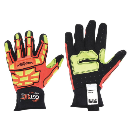 Mechanics Gloves, Size M, Riggers Glove, Synthetic Leather With Pvc Grip, Palm Side, 1 PR