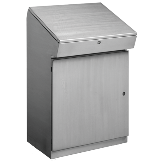 Enclosure, Console, 38 x 36 x 15 Inch Size, 304 SS