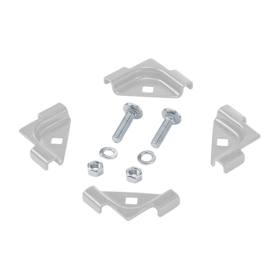 Junction Splice Kit, 1.72 x 2.44 x 2.44 Inch Size, White, Steel