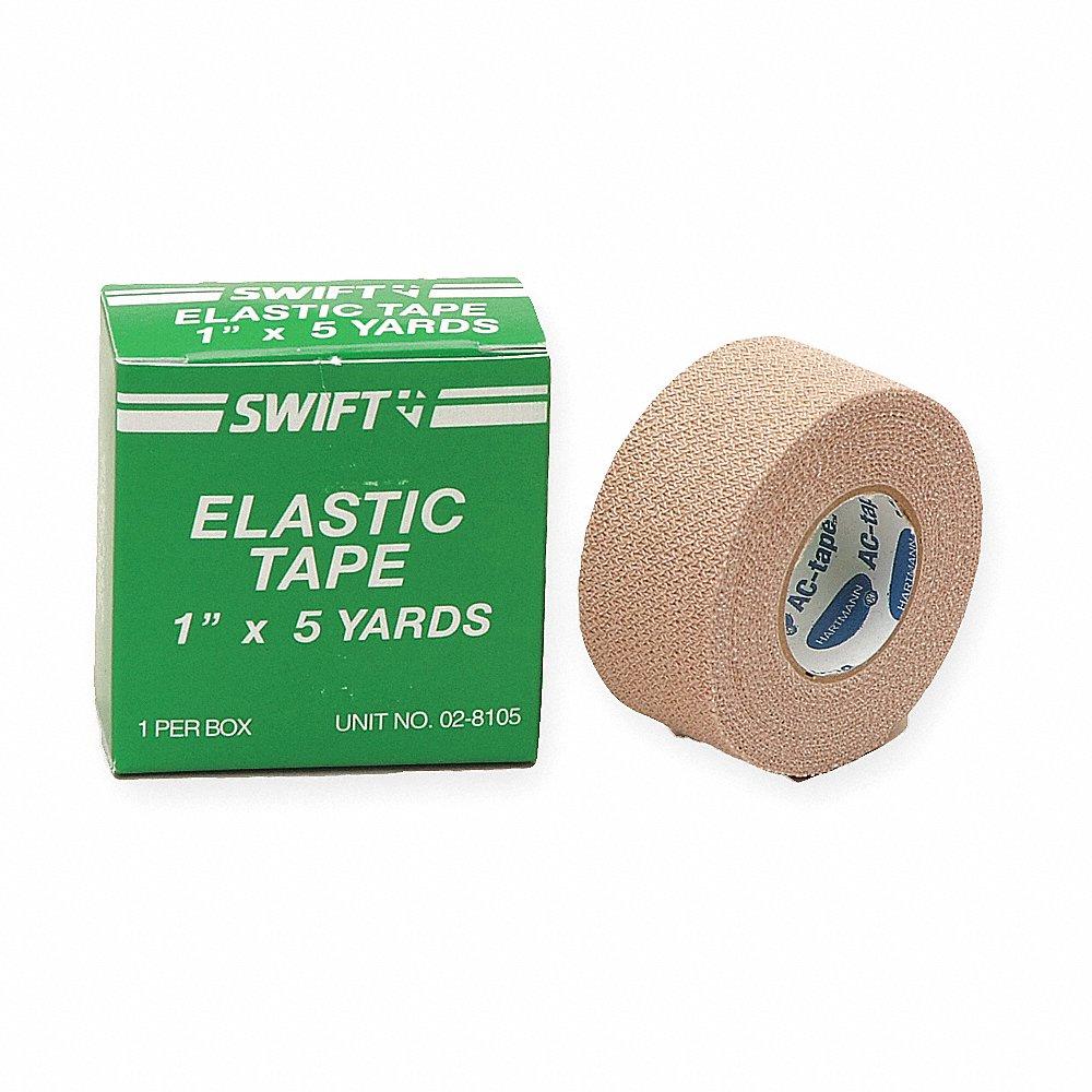 Adhesive Elastic Tape, Tan, 1 Inch Width, 5 yd. Length