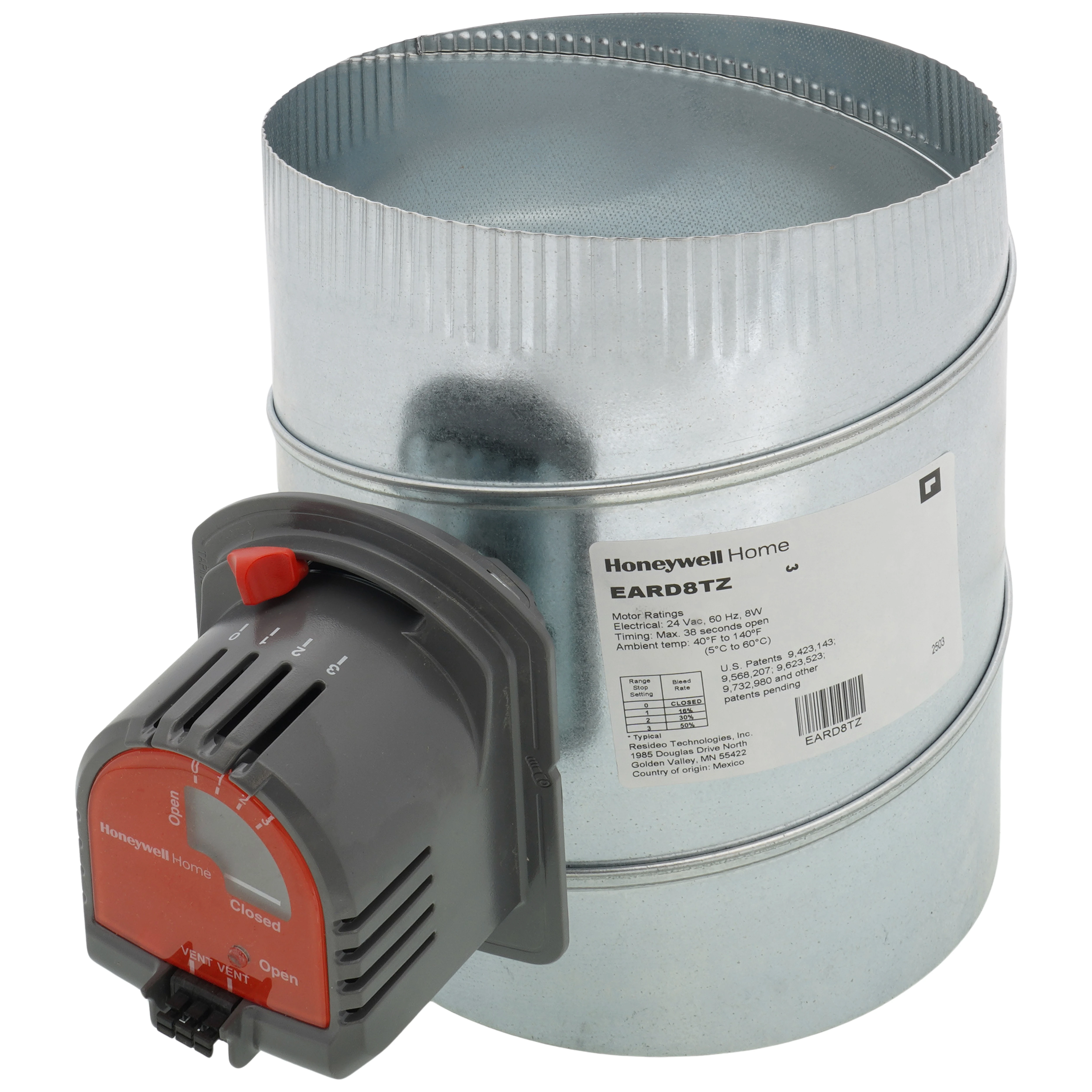 HONEYWELL EARD8TZ Motorized Damper | CR4CFB 48KT67
