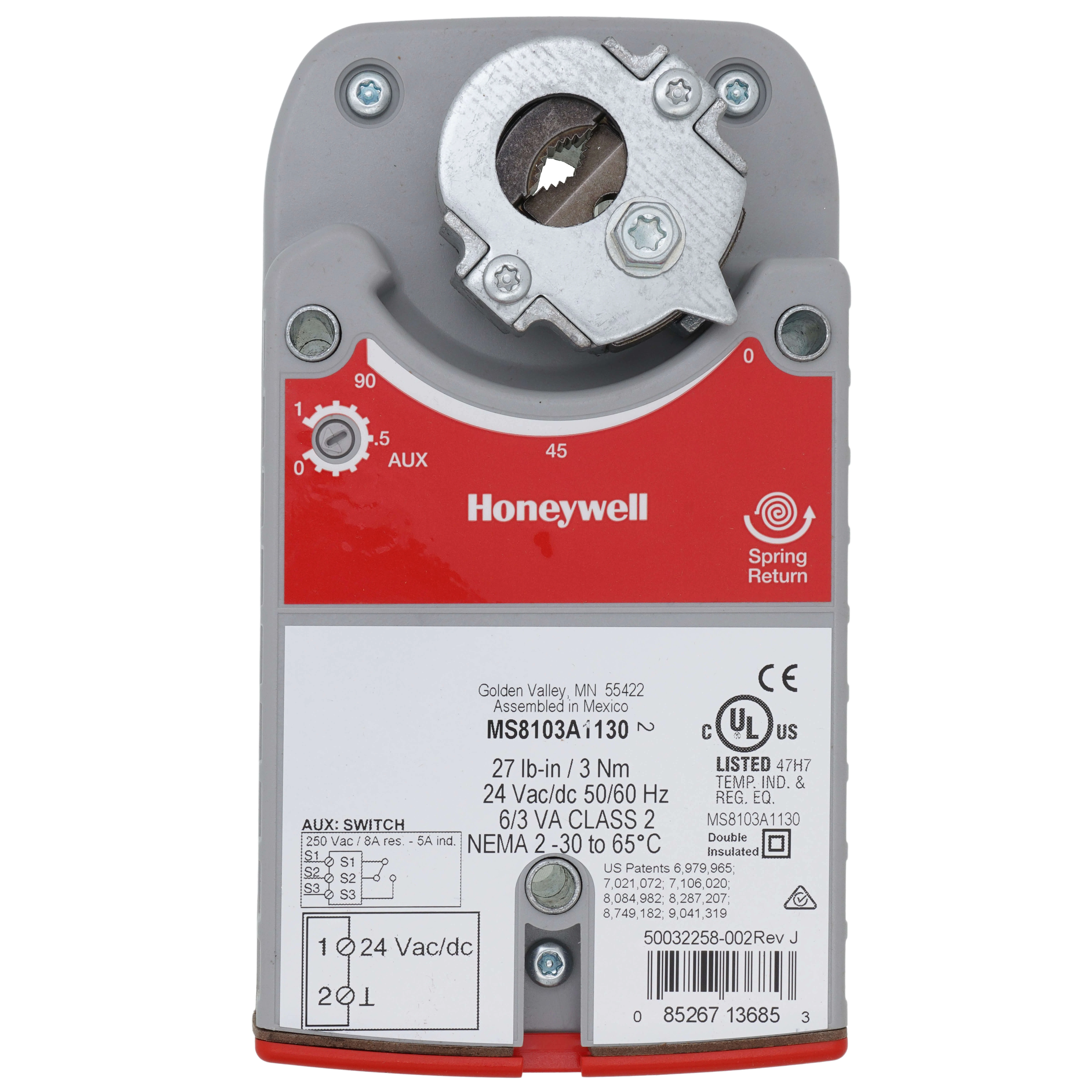 HONEYWELL MS8103A1130/U