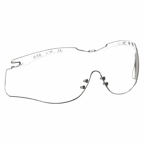 Safety Glasses, Anti-Fog /Anti-Scratch, Genesis, Clear