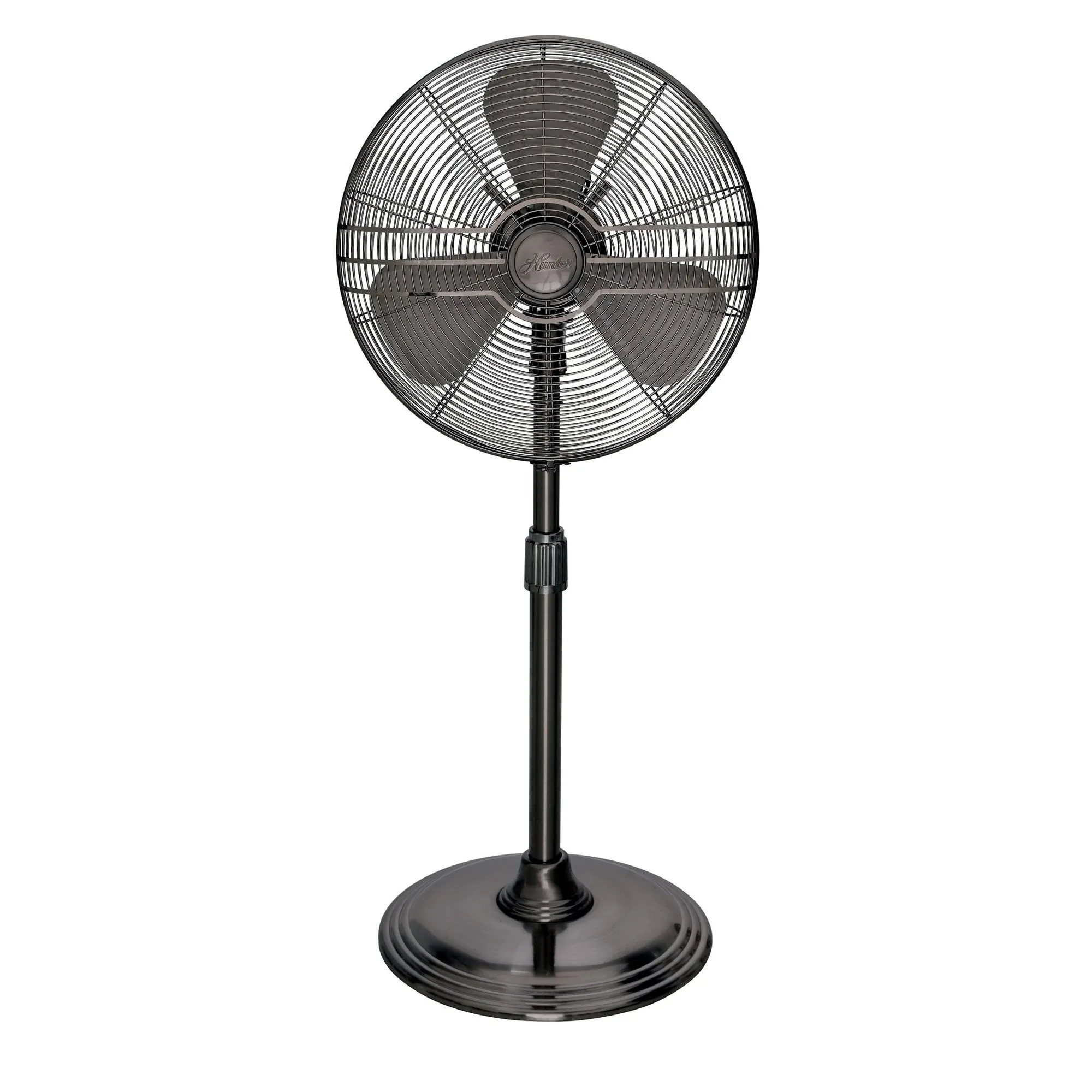 Retro Pedestal Fan, Onyx Copper, 16
