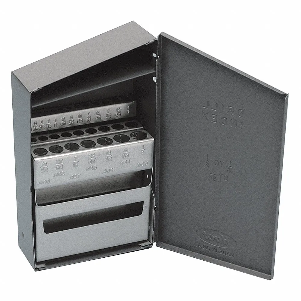 Drill Bit Case, 29 Compartments