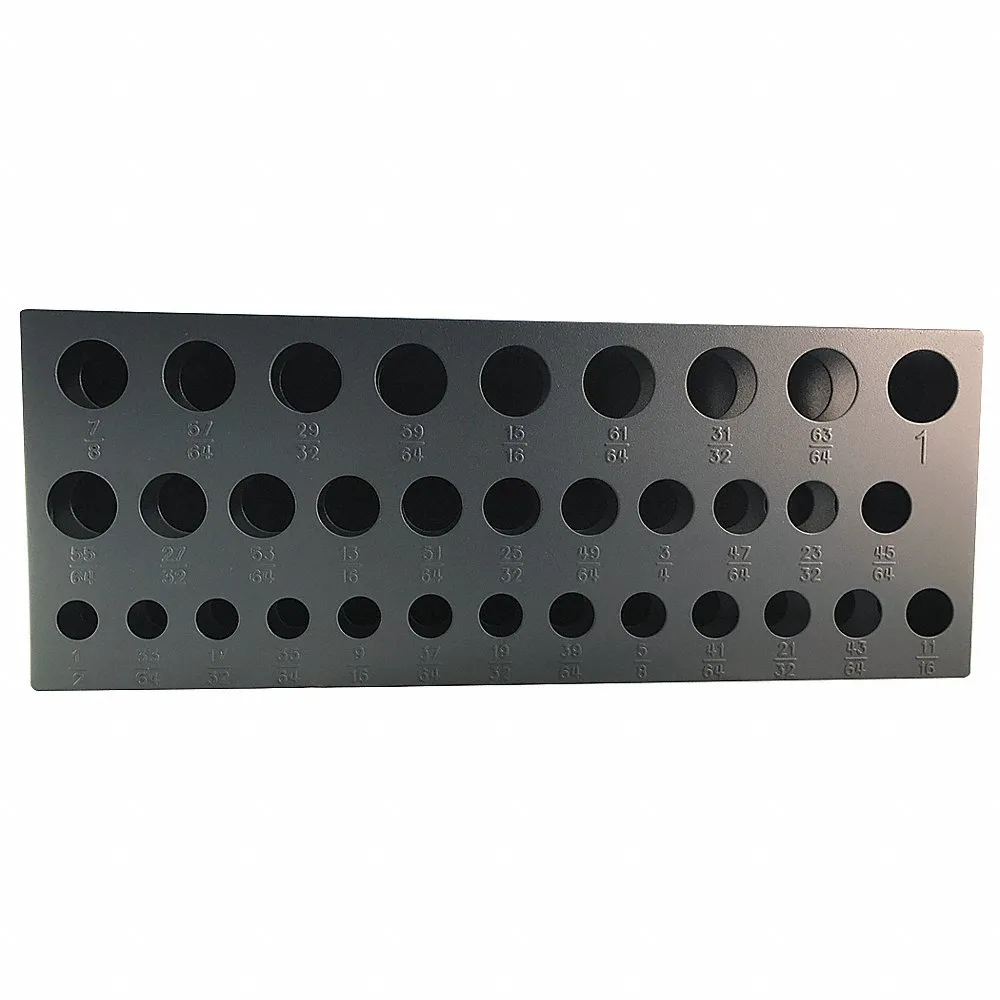 Drill Bit Case, 33 Compartments