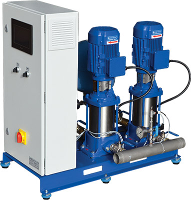 增壓泵系統，立式，帶 4.04 OPV 泵，2 個泵組